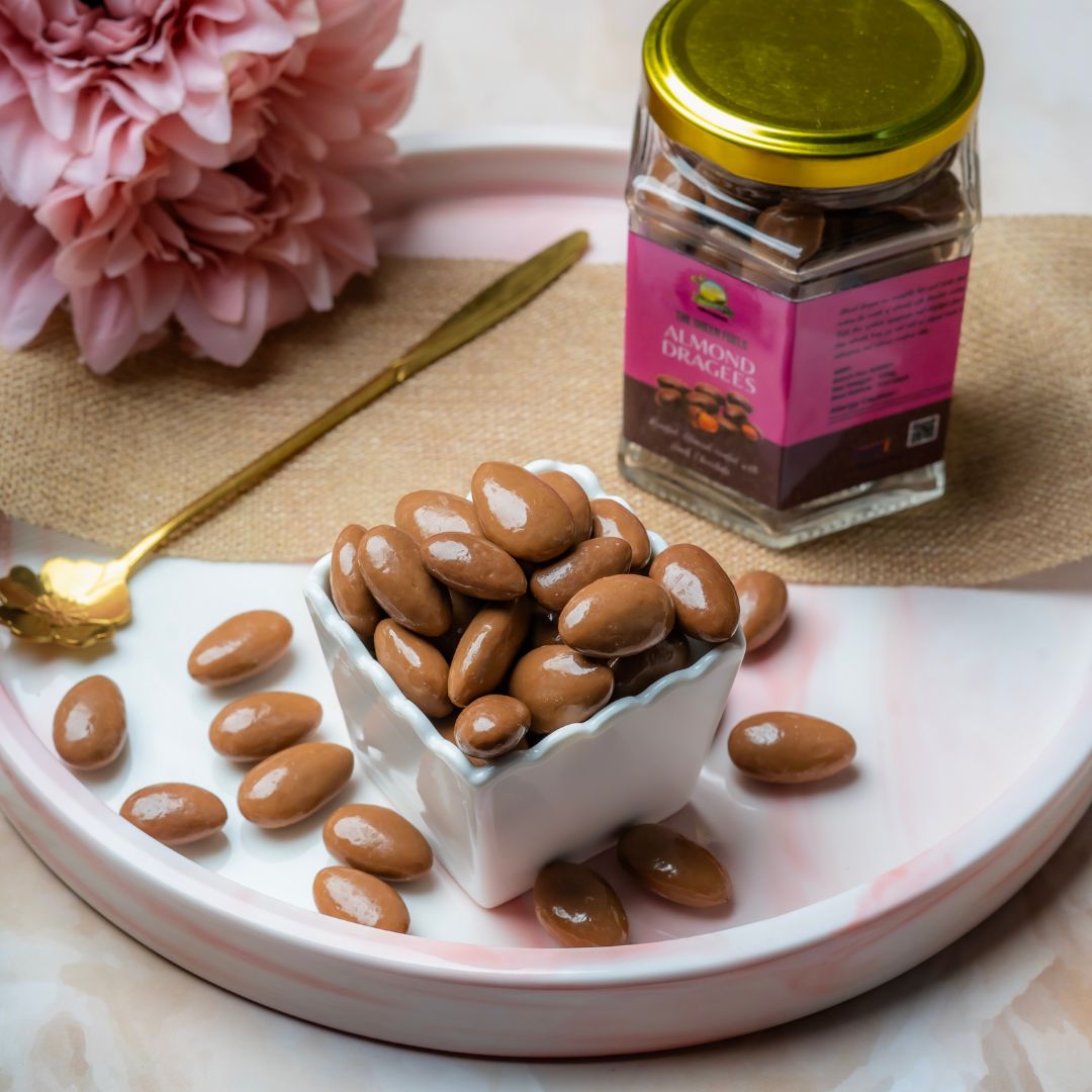 Almond Dragees (Chocolate coated Almonds)