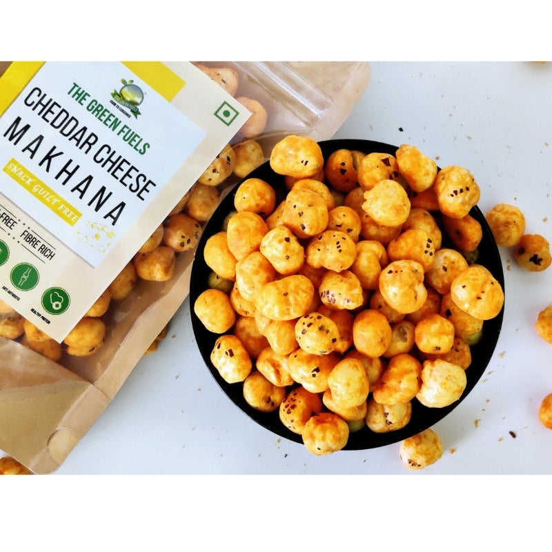 Cheddar Cheese Makhana Cheese Makhana Makhana Cheese