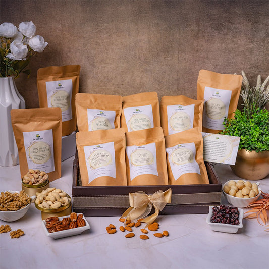 Elite Harvest Royale Option 3 – Premium Dry Fruit Hamper with Walnuts, Cashews, Pistachios and Almonds – The Green Fuels