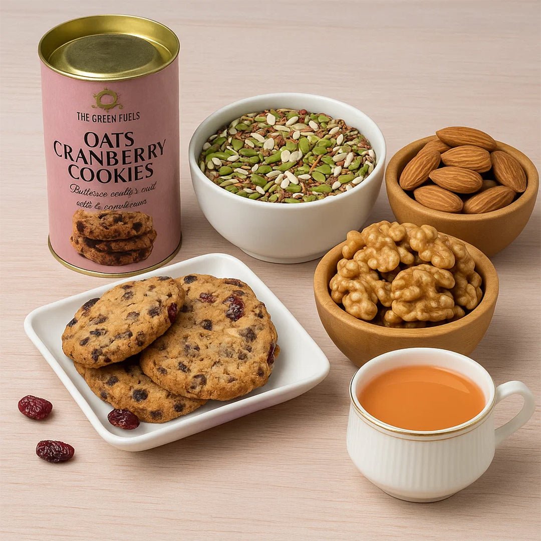 Fitness snacking Bundle – Healthy Snacks & Dry Fruits Gift Pack – The Green Fuels