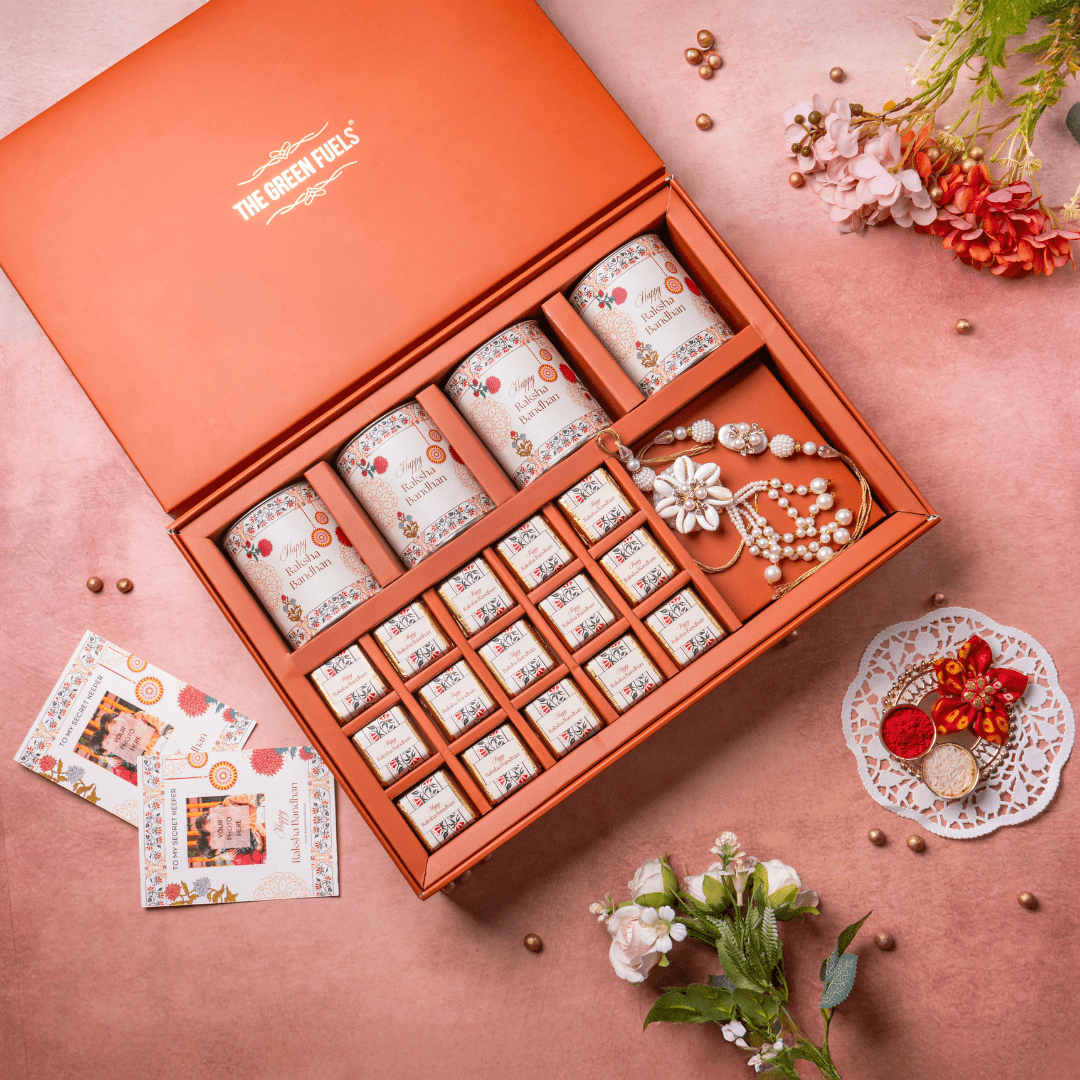 Rakhi hamper - Nourish, Nurture with Dry Fruit Bites