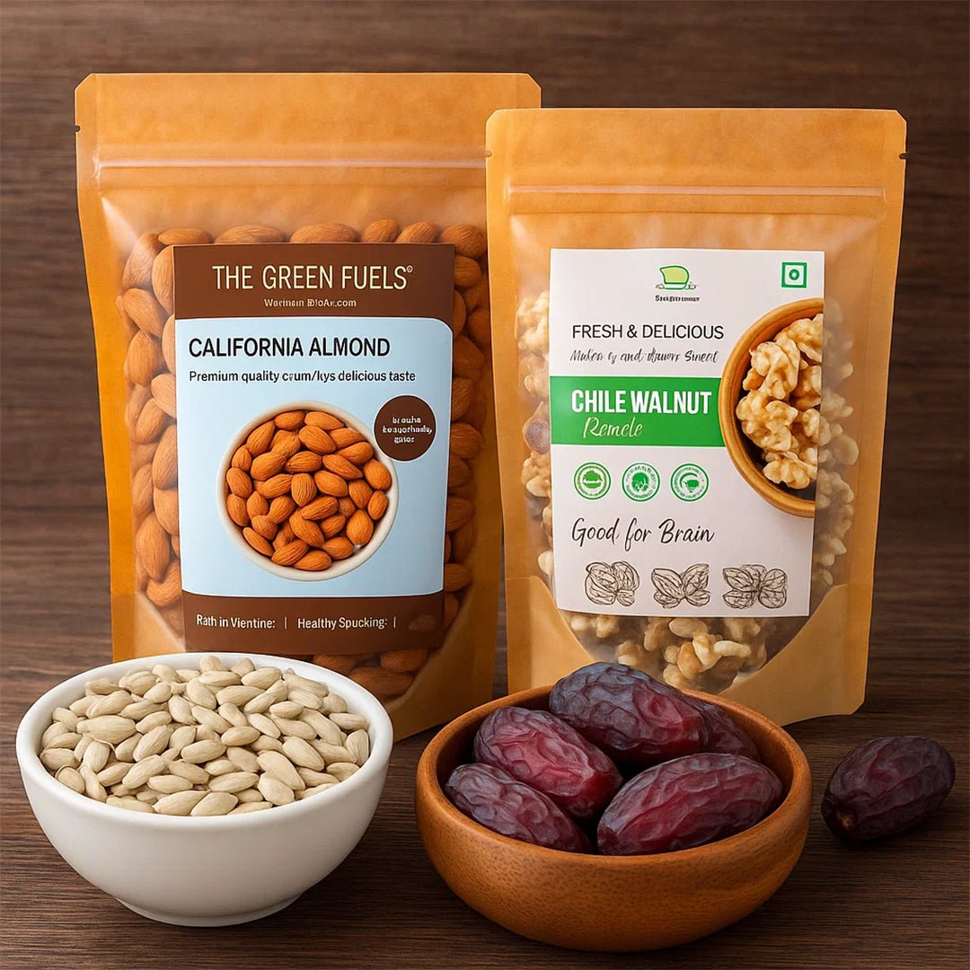 Senior care above 60 Bundle – Healthy Super seed & Dry Fruits Gift Pack – The Green Fuels