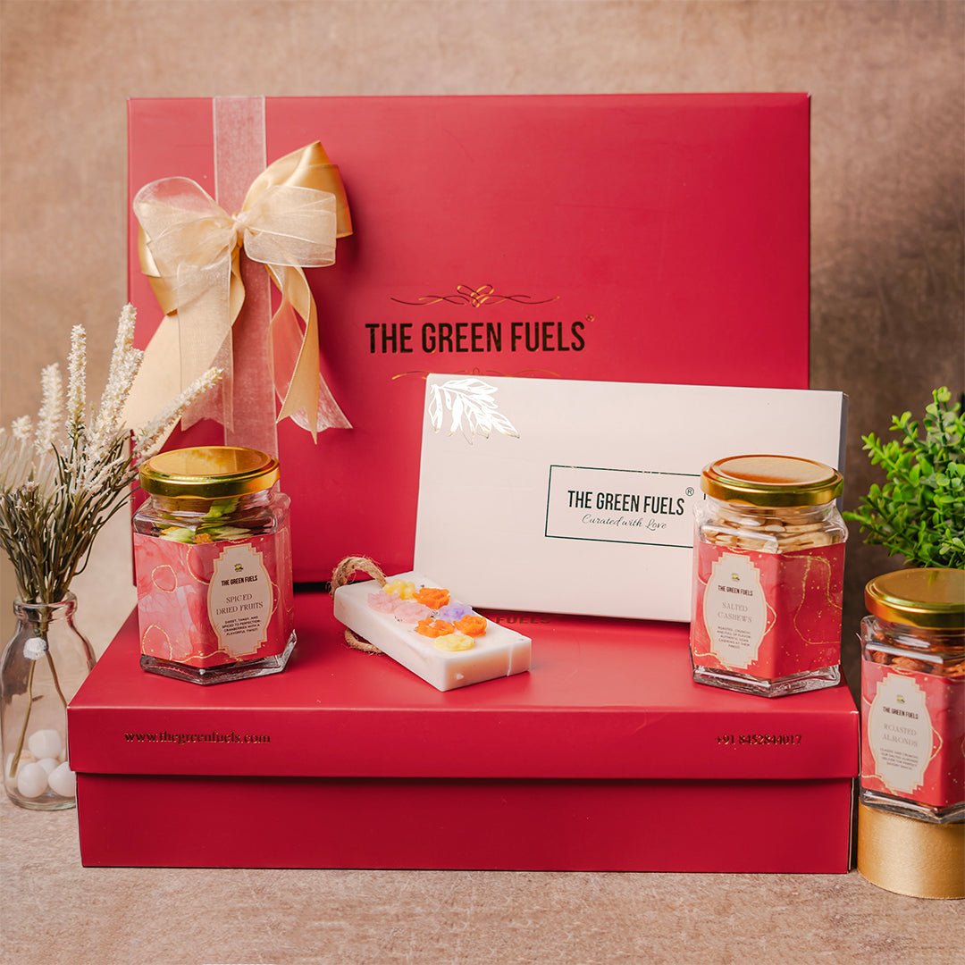 #The Opulent Bounty # Dry fruit gift hamper #thegreenfuels.com