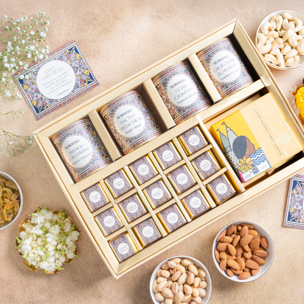 The Regal Pattachitra Box – Diwali Gift Hamper | TGF – thegreenfuels.com