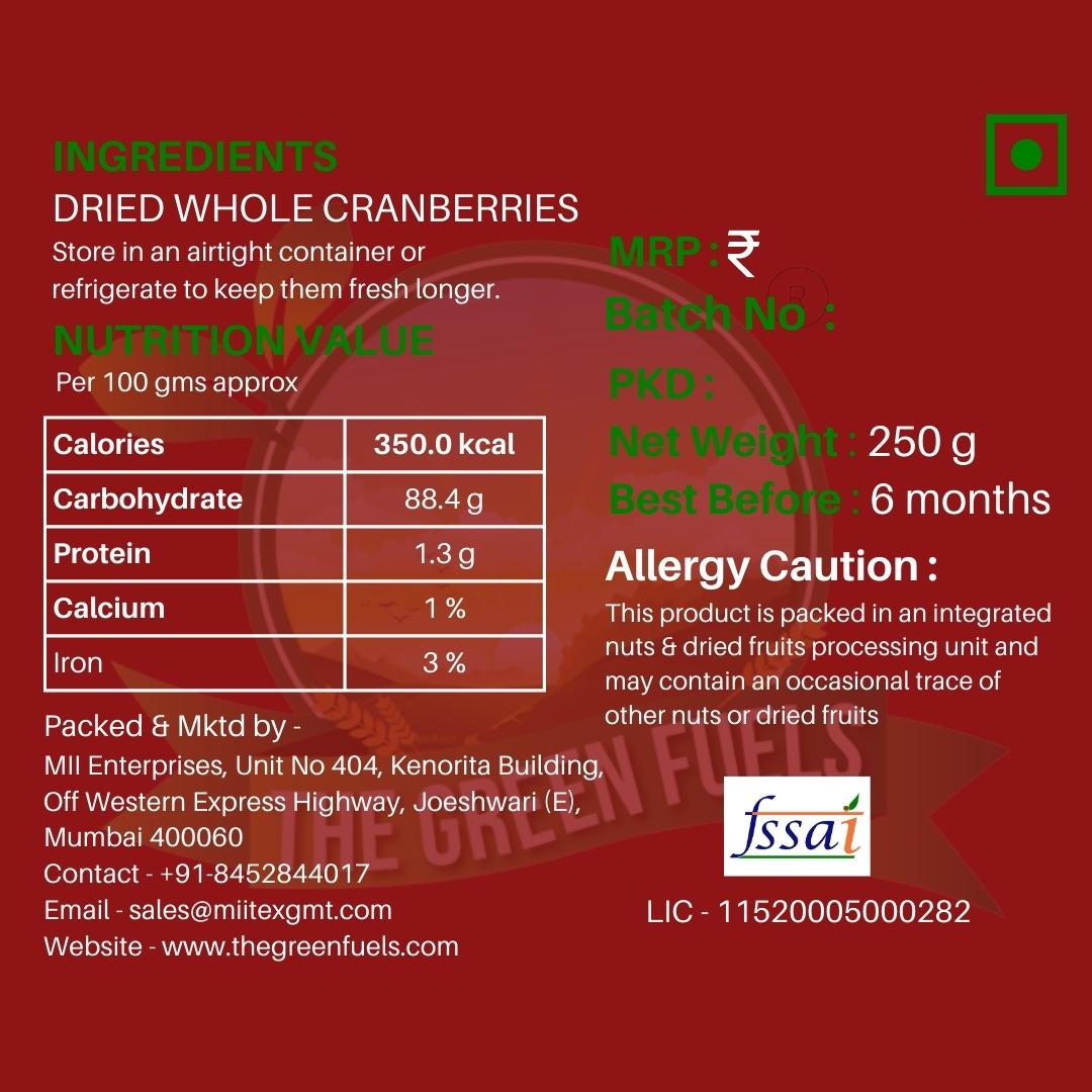 Cranberry dry Fruit Price Buy Dried Cranberries Online